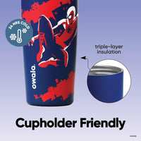 Owala FreeSip Sway Spider Man Botella de Acero 30 oz Swing of Things