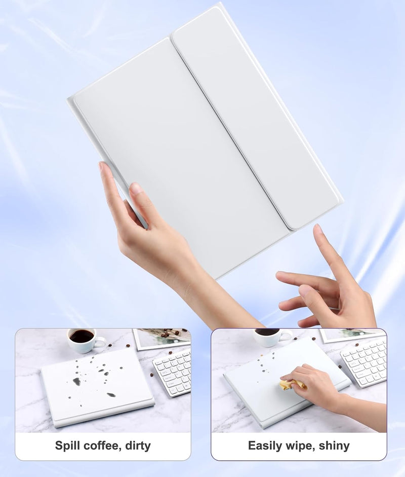 Funda con Teclado Harvopu para iPad 11" (A16) / iPad 10.ª Gen - Blanco