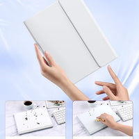 Funda con Teclado Harvopu para iPad 11" (A16) / iPad 10.ª Gen - Blanco