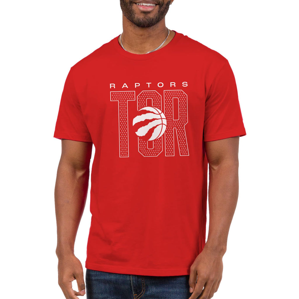 Junk Food NBA - Toronto Raptors City Mesh Adult SS T-Shirt Red