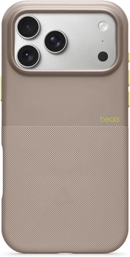Beats iPhone 17 Pro Max Rugged Case with MagSafe & Camera Control, Scratch & Drop Tested, Matte Texture with Microfiber Lining - Alpine Gray