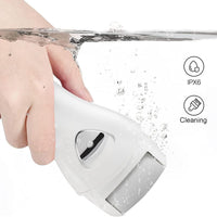 PRITECH Removedores de callos eléctricos recargables, herramientas electrónicas portátiles de pedicura, kit de eliminación de callos eléctrico, cuidado profesional de pies Pedi perfecto para piel seca