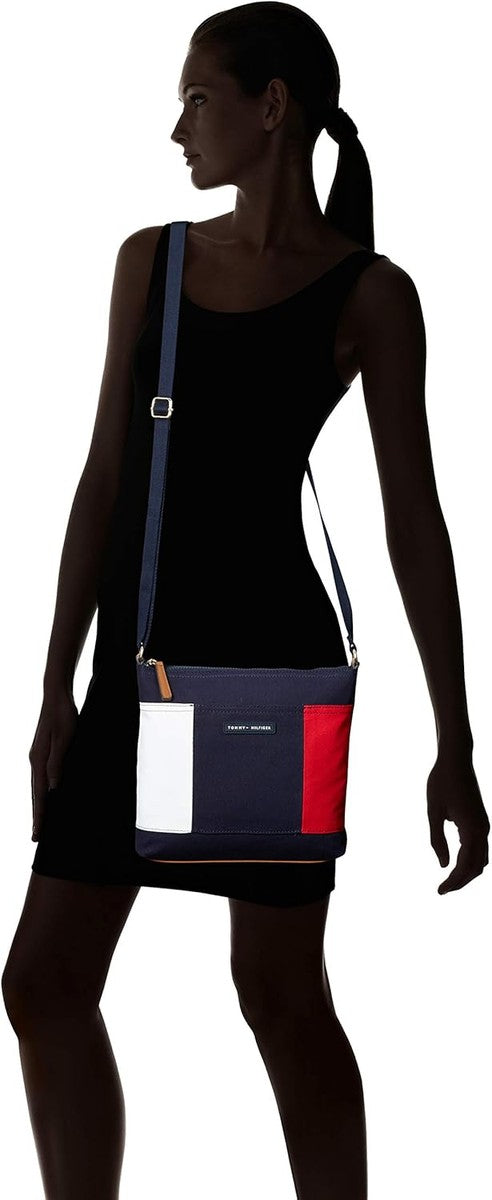 Tommy Hilfiger Women's Th Flag Canvas Crossbody Bag