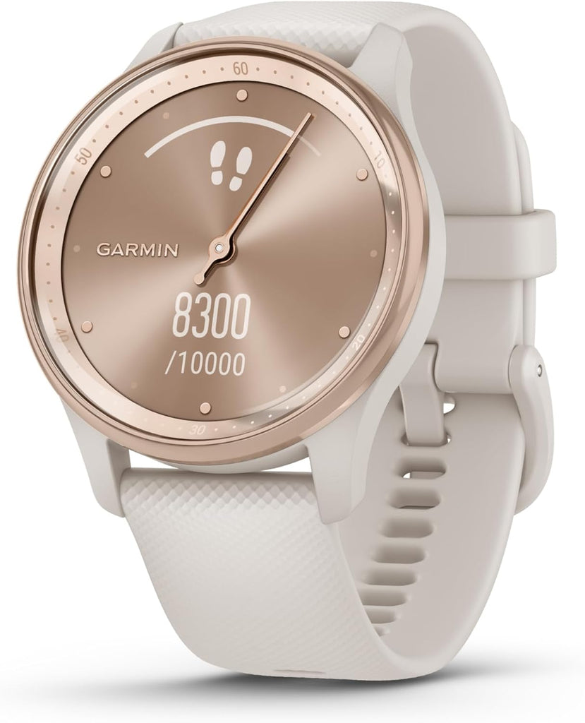 Garmin vívomove® Trend, Stylish Hybrid Smartwatch, 40mm, Ivory