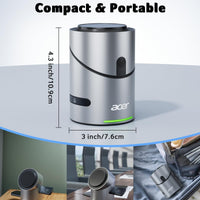 Acer Prime 3 in 1 Charging Station for Apple - Magnetic iPhone Wireless Charging Station, Magsafe Charger Stand for iPhone 17 16 15 14 13 12 - Apple Watch - Airpods Series (Charger & USB-C Included)