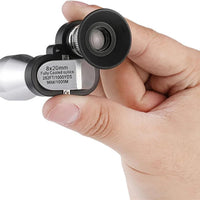 8x20 HD Mini Pocket Focusing Monocular Outdoor Portable Telescope for Camping Mountaineering Hike Birdwatching (Color :