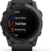 Garmin epix Pro (Gen 2) Sapphire Edition, 51mm, High Performance Smartwatch, Advanced Training Technology, Built-in Flashlight, Black
