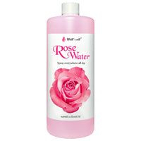 Well's Oil Rosewater Face & Hair Mist Spray (32 fl oz / 946 mL) | Floral Rosewater Hydrosol | Alcohol-Free