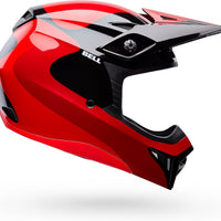 Bell MX-10 MIPS - Red/Black Wave, Medium