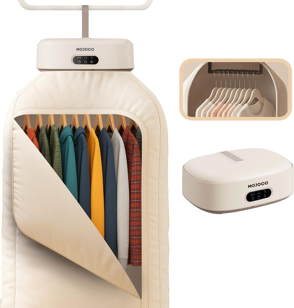 MOJOCO Secadora de ropa portátil - Secadora compacta de 600 W para apartamento, viajes