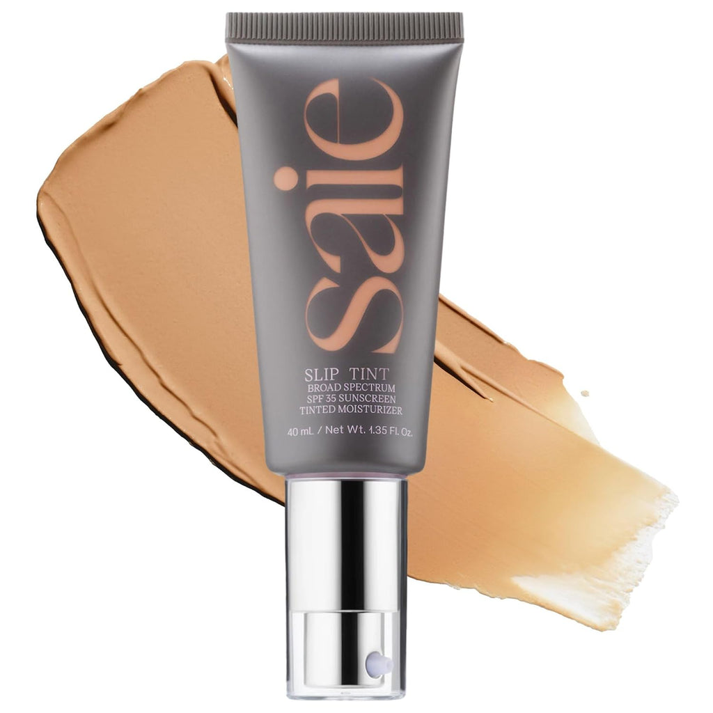 Saie Slip Tint Tinted Sunscreen for Face, SPF 35, Four (1.35 oz)