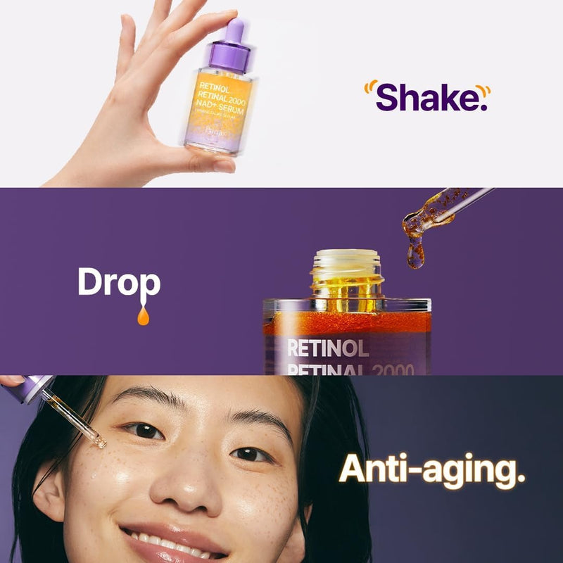 PURITO Retinol 0.1% + Retinal 0.1% Suero facial antienvejecimiento
