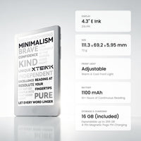 XTEINK X4 Pro eBook Reader 4.3" E-Ink 16GB - Space Black