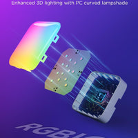 Govee Mini Panel Lights, RGBIC Wall Lights, Smart LED Wall Panels, Works with Matter, Alexa, Google Assistant, Sync with Music, DIY Gaming Light for Home Decor, Office, Bedroom, 20 Pcs