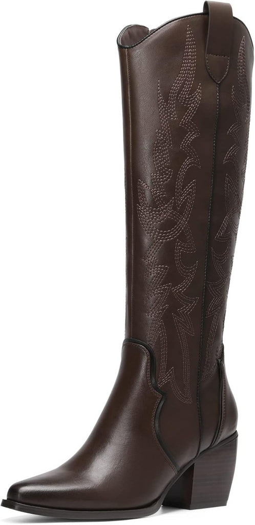 🤠✨ Eleva tu estilo western con las botas DREAM PAIRS Cowgirl