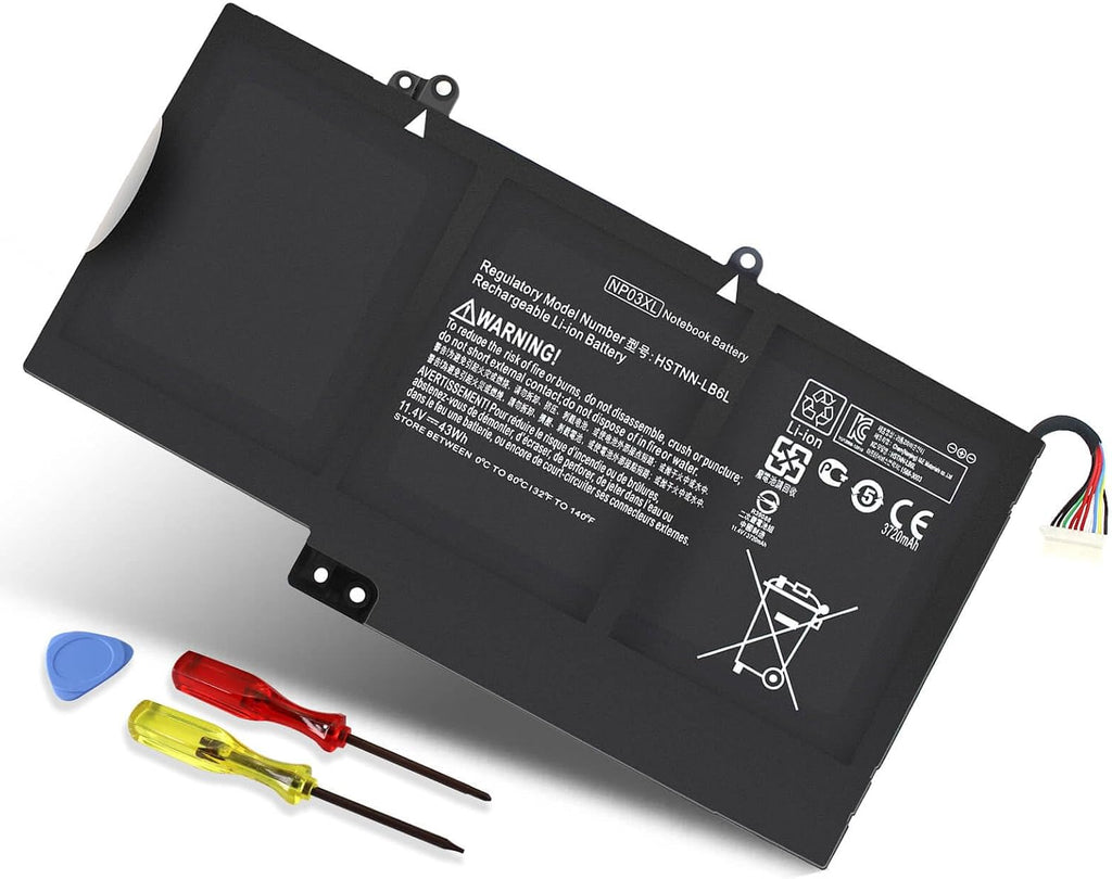 43Wh NP03XL 761230-005 Battery for HP Envy X360 15-U011DX 15-U010DX