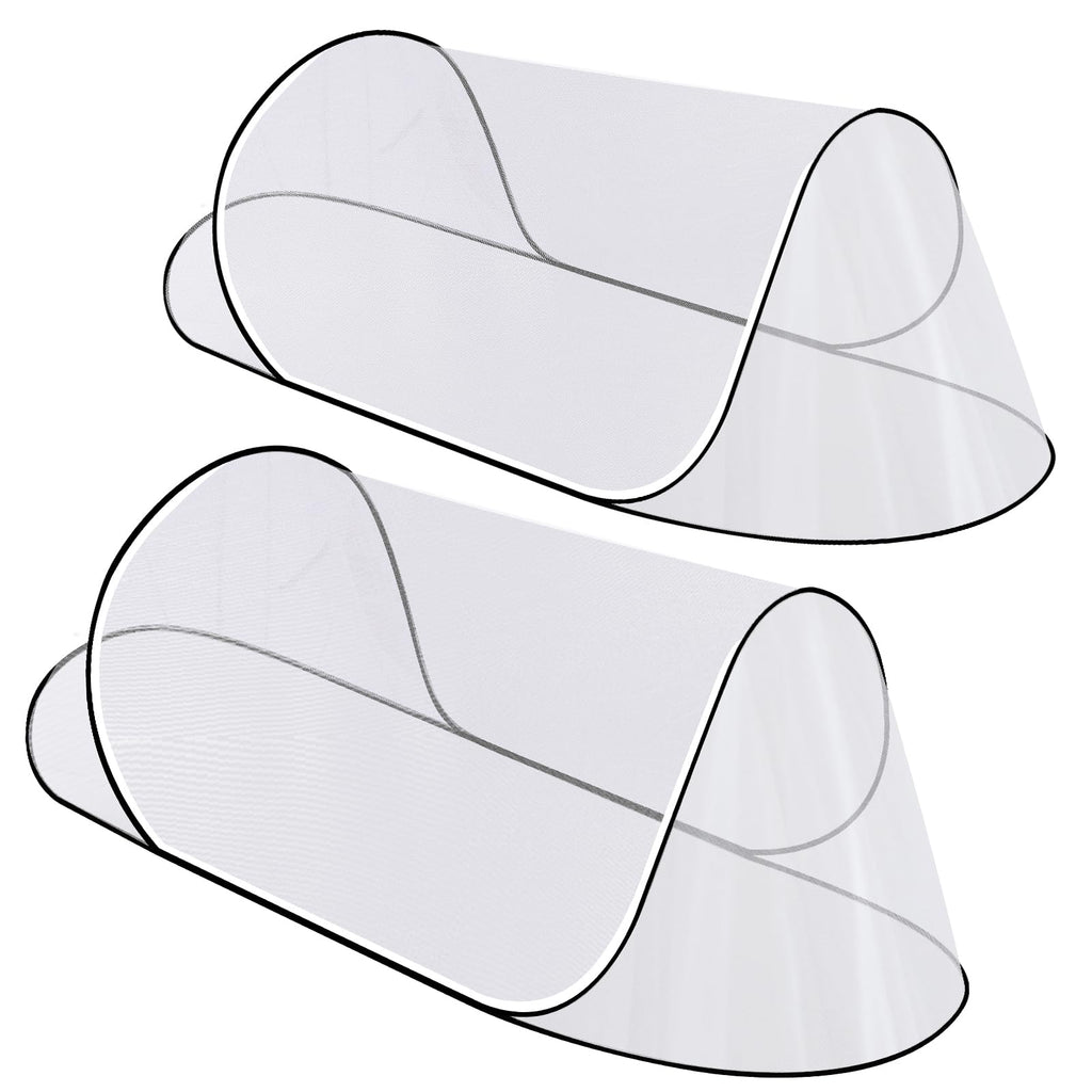 2 Pcs 78*31*23 Inch Large Pop Up Mosquito Net, Portable Foldable Mesh Tent
