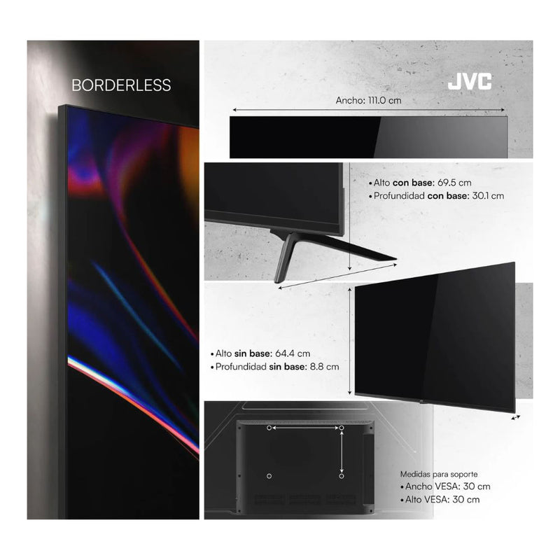 Televisor JVC 50” 4K Google TV LT-50KM758
