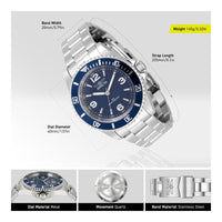 Invicta Mens Watch Stainless Steel 40mm