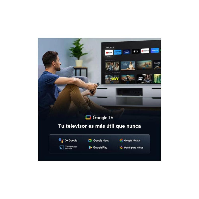Televisor Tcl 55" Qled 4k Google Tv 55T6C