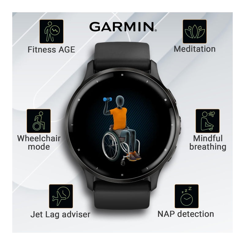 Garmin Venu 3 Con Pantalla AMOLED Y Salud Avanzada