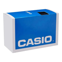 Reloj analógico para hombre Casio Serie MWA100H, bisel de acero inoxidable, LED iluminador y banda de resina, batería de 3 años