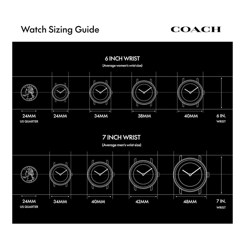 Reloj Coach Elliot para Hombre, elegancia contemporánea con detalle exclusivo, ideal para uso diario