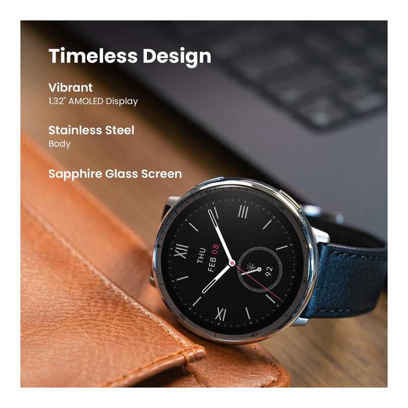 'Amazfit Active 2 Smartwatch Android/iPhone, Resistente Al Agua, Batería 10 Días, GPS, Monitor Corazón Y Sueño'