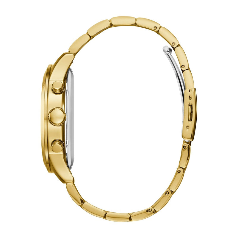 Reloj GUESS para Hombre Cronógrafo de Acero Inoxidable Gunmetal Resistente al Agua con Correa de Acero