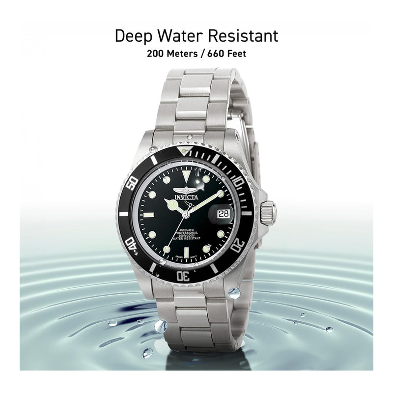 Invicta - Reloj Automático Pro Diver Para Hombre, Resistente Al Agua, 40mm, Esfera Negra