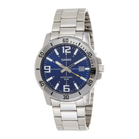 Casio Reloj de Acero Inoxidable Estilo Buceador para Hombre con Resistencia al Agua y Batería de 3 Años