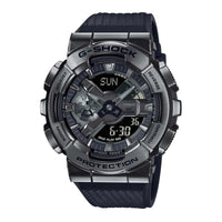 Reloj analógico-digital Casio G-Shock GM110-1A para hombre, moderno, con correa de resina negra y bisel de acero inoxidable