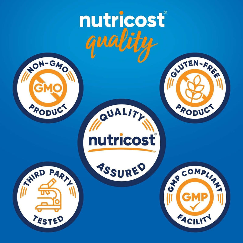 Nutricost Vitamina C con escaramujos, 1025 mg, 240 cápsulas, vitamina C 1,000 mg, rosa cadera, 25 mg, premium, sin OMG, suplemento sin gluten