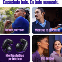 Bose Ultra Open Earbuds - Bluetooth Open Ear Earbuds with OpenAudio for Awareness, Clip-On Design for Comfort, Water Resistant, Up to 48 Hrs of Playtime, Driftwood Sand - Limited Edition Color