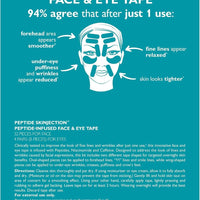 Peter Thomas Roth | Peptide Skinjection™  Infused Face & Eye Tape |