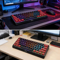 Rii RK806 60% Mechanical Gaming Keyboard 61 Keys