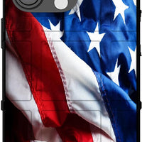 EGO TACTICAL Limited Edition Rugged Shield case Compatible with iPhone 14 Pro [6.1" Screen] Printed in The USA Waving US