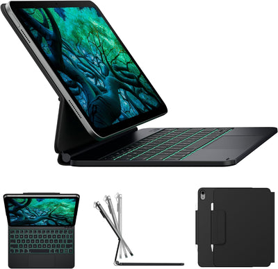 Funda con Teclado typecase Edge para iPad 11" (A16) / 10.ª Gen - Negro