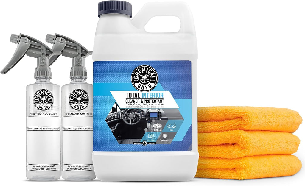 Chemical Guys, Total Interior Cleaner & Protectant Refill Kit, 64 oz Set