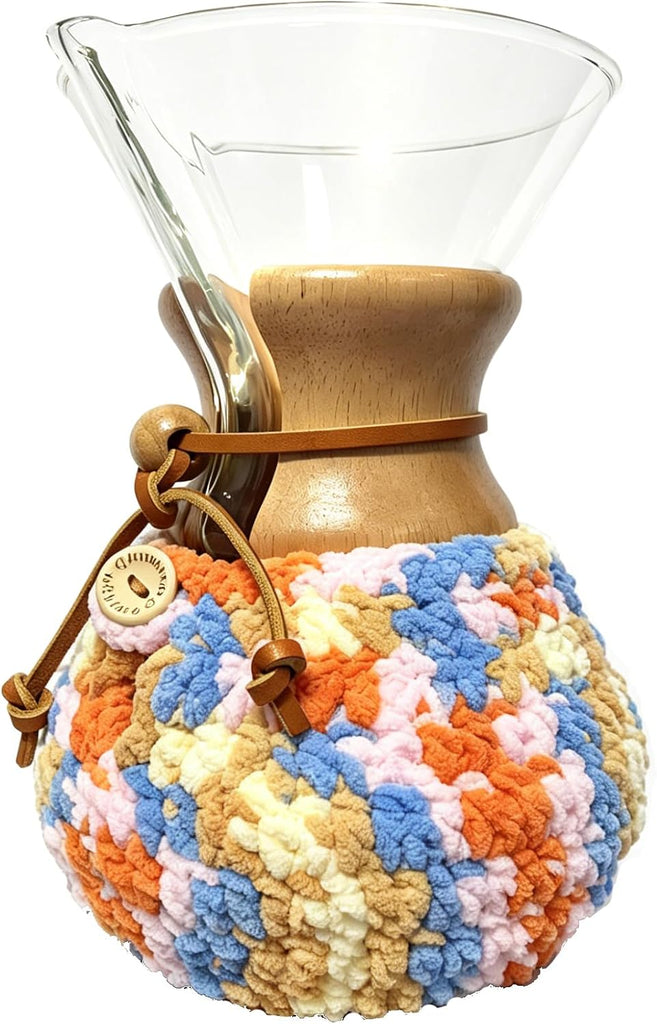 Handmade Cozy Compatible With Chemex 6 Cup Pour Over Coffee Warmer Sleeve