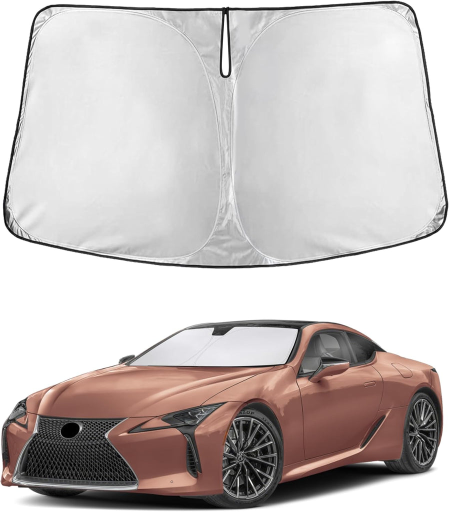 EcoNour Windshield Sunshade Compatible for Lexus LC 2018-2022 2023 2024