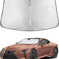 EcoNour Windshield Sunshade Compatible for Lexus LC 2018-2022 2023 2024
