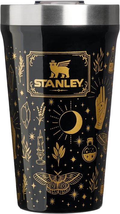 STANLEY Everyday Tumbler with Lid, 16 oz, Black Magic
