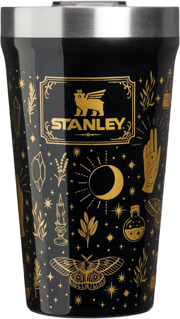 STANLEY Everyday Tumbler with Lid, 16 oz, Black Magic