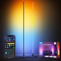Govee RGBIC Floor Lamp Basic 2-Pack, Standing Lamp for Bedroom Living Room