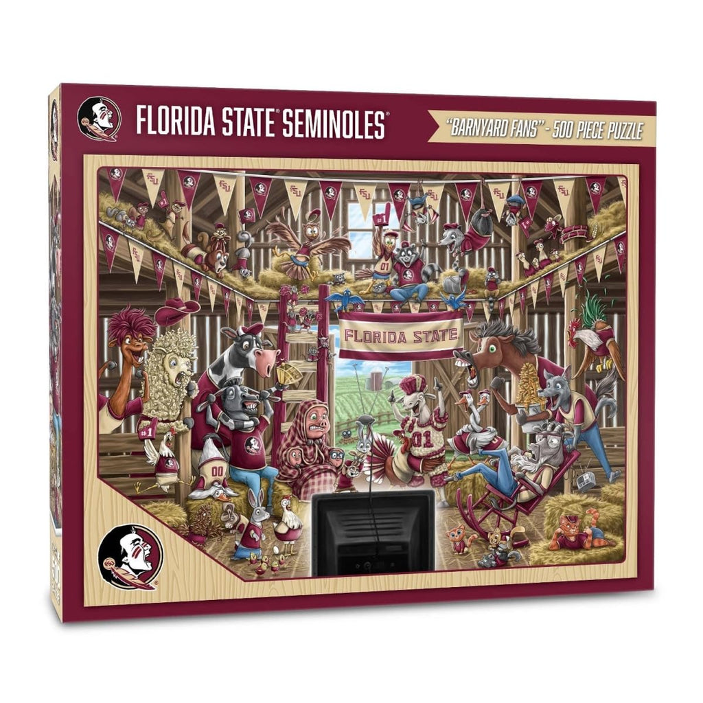 YouTheFan NCAA Florida State Seminoles “A Read Barnburner” 500 Puzzle