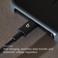 Beats USB-C to USB-C Woven Cable 2 Pack Fast Charging Durable/Tangle-Free Compatible Charger for Apple & Android Devices (1.5 m, 5 ft) - Bolt Black