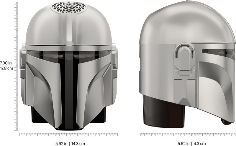 Paquete Echo Dot Star Wars: incluye Echo Dot, Deep Sea Blue y el soporte para casco Mandalorian
