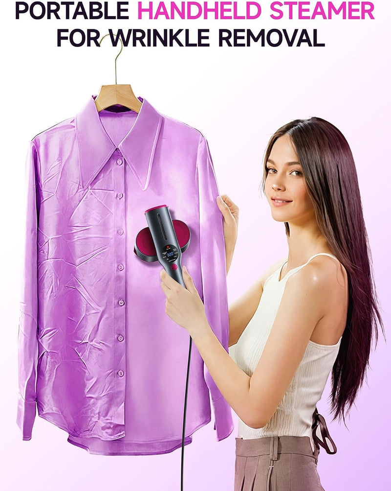 DRFLASH Plancha y vaporizador 2 en 1 para ropa