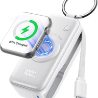 INIU SnapGo Portable Charger, 5000mAh Mini Power Bank for Apple Watch